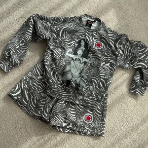 Red Hot Chili Peppers Sweatshirt and Shorts Set size S